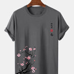Cherry Blossoms Print T-Shirt