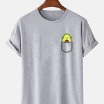 Pocket Avocado Print T-Shirt