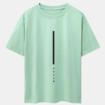 Dream Stripe Print Drop Shoulder Oversize T-Shirt