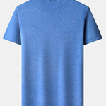 Short Sleeve Muscle Fit Mock Neck Sweater