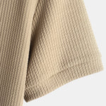 Muscle Fit Ribbed Hooded T-Shirt