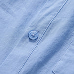 Long Sleeve Linen Look Henley Collar Shirt