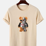 Mechanical Bear Print T-Shirt