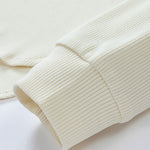 Long Sleeve Relax Fit Knit Ribbed T-Shirt