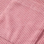 Corduroy Oversize T-shirt With Pocket & Shorts