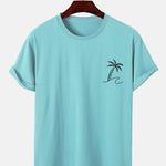 Palm Trees Print T-Shirt