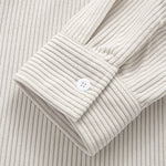 Two Tone Corduroy Button Up Shirt