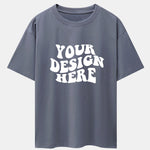 Your Design Here Print Drop Shoulder Oversize T-Shirt