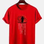 Japanese Samurai Print T-Shirt