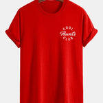Regular Fit Cool Aunts Club Print Cotton T-Shirt