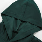 Basic Knitted Ribbed Hoodie