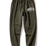 Brooklyn Letter Print Hoodie & Jogger Pants