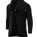 Button Up Turtleneck Sweater