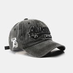Always Slogan Embroidery Washed Distressed Baseball Cap