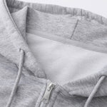 Basic Relax Fit Zip Hoodie