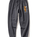 Robot Bear Print Jogger Pants