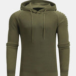Slim Fit Raglan Sleeve Hooded Sweater