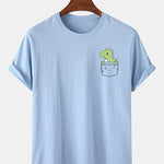 Pocket Dinosaur Print T-Shirt