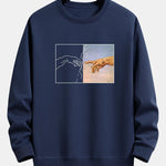 Create Adam Print Relax Fit Sweatshirt