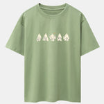 Ghost Print Heavy Weight Drop Shoulder Oversize T-Shirt