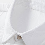 Geometric Jacquard Button Up Shirt