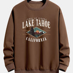 Lake Tahoe Print Relax Fit Sweatshirt