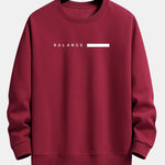 Balance Stripe Print Relax Fit Sweatshirt