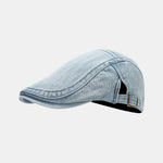 Vintage Denim Painter Beret Cap