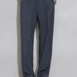 Relax Fit Elastic Waist Straight Leg Trousers