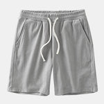 Drawstring Crosscut Corduroy Shorts