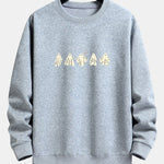 Ghost Print Relax Fit Sweatshirt