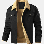 Teddy Lined Chino Jacket & Chino Cargo Jogger Pants