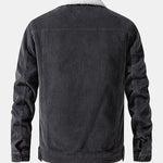 Teddy Lined Cotton Corduroy Jacket