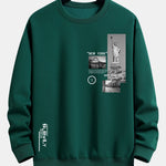 New York Architecture Print Relax Fit Sweatshirt