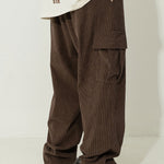 Loose Fit Corduroy Cargo Pants