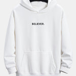 Believer Print Relax Fit Hoodie