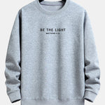 Be The Light Print Relax Fit Sweatshirt