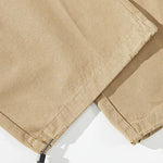 Elastic Drawstring Cuff Parachute Cargo Pants