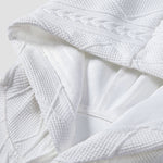 Relax Fit Geometric Jacquard Hoodie