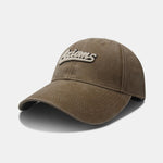 Personalized Letter Embroidery Washed Cotton Baseball Cap