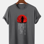 Japanese Samurai Print T-Shirt