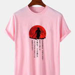 Japanese Samurai Print T-Shirt