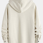 Waffle Hooded Fleece Lined Shirt