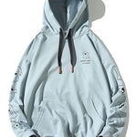 Relax Fit Ghost Print Hoodie