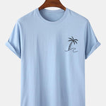 Palm Trees Print T-Shirt