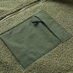Teddy Fleece Zip Up Coat
