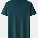 Short Sleeve Muscle Fit Mock Neck Sweater