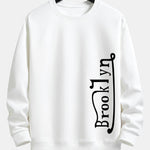 Brooklyn Print Relax Fit Sweatshirt