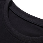 Color Block Patchwork Arc Hem T-Shirt