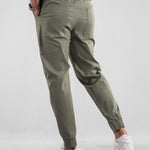 Contrast Stitching Chino Jogging Pants